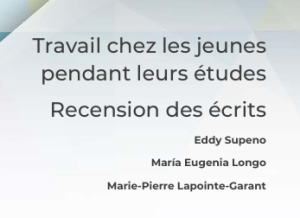 Supeno, E., Longo, M. E. et Lapointe-Garant, M. (2024). Travail chez les jeunes pendant leurs études. Recension des écrits [rapport de recherche adressé à PRÉCA, R3USSIR, RRM et Complice]. Chaire-réseau de recherche sur la jeunesse du Québec.