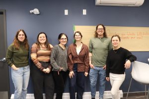 Photo de l'équipe complète lors d'une visite terrain au milieu de vie Waska Witcihitowin à Trois-Rivières