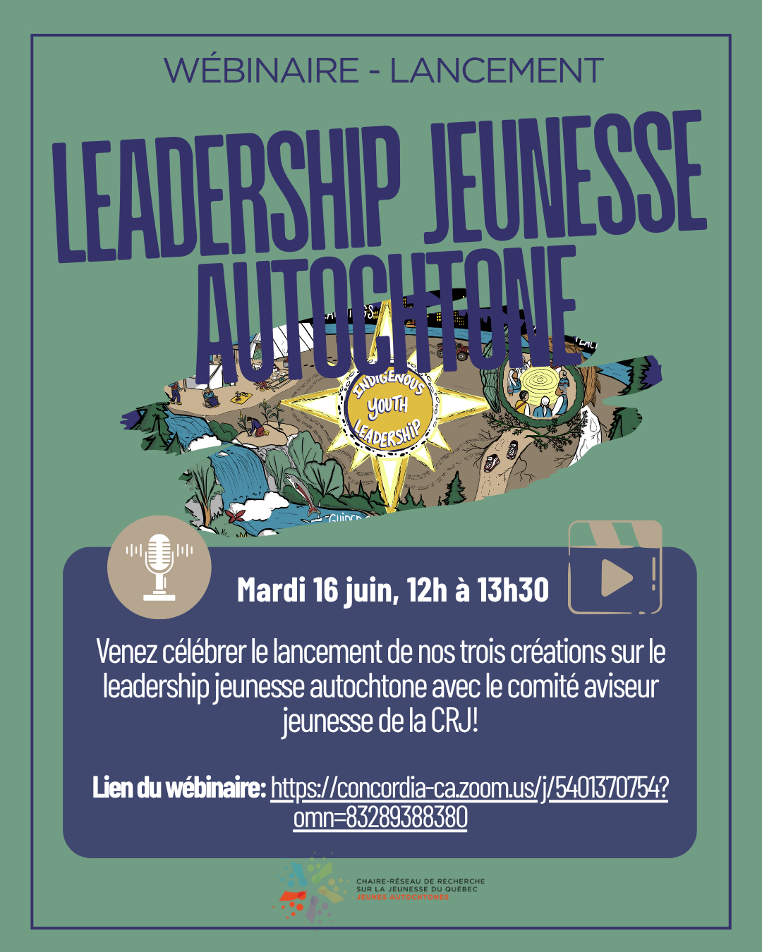 Webinaire – Lancement : Leadership jeunesse autochtone