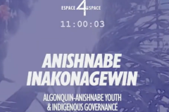 Anishnabe Inakonagewin Panel Discussion [vidéo]. (2022, 24 août). Chaire-réseau de recherche sur la jeunesse du Québec. YouTube. https://www.youtube.com/watch?v=EHG4gKt0wEc 
