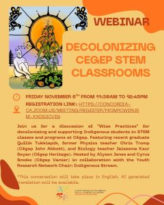 Decolonizing STEM Cégep Classrooms